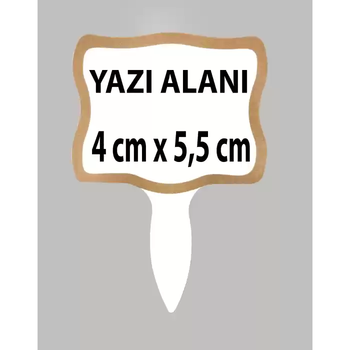 Yaz / Sil PVC Tatlıcı,Baharat,Kuruyemişci Mini Fiyat Etiketi 20 li Pk