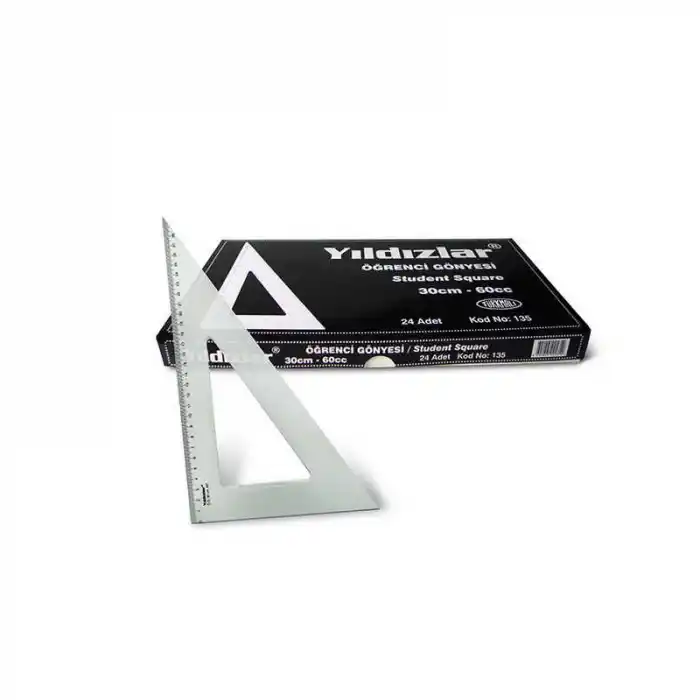 Yıldızlar Öğrenci Gönyesi 30 Cm 60 Cc Kod.135