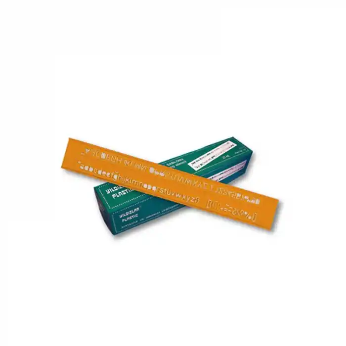Yıldızlar Teknik Yazı Şablonu 10 Mm. Kod.054