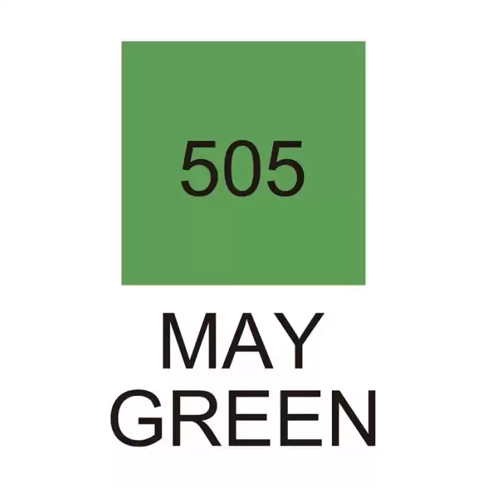 Zig 505 May Green Kurecolor Rütuş Kalemi (çift Uçlu) Kc-3000