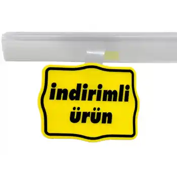İndirimli Ürün Baskılı Sallanan Sarkıtmalı PVC Etiket 10 cm x 7,5 cm 10lu Paket