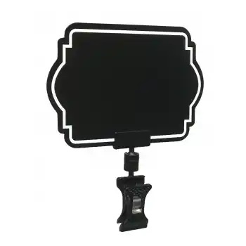 MT Yaz/Sil Siyah PVC Fiyat Etiketi ve Mini Mandal Etiket Tutucu 10 lu Set