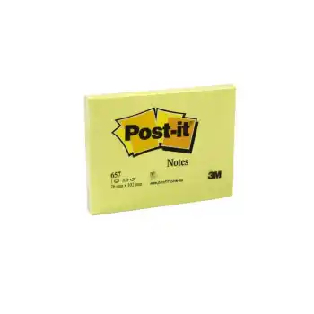 3M 657 76X102 SARI POSTİT