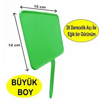 MT Bakliyatçı Fiyat Etiketi Yeşil 10 Adet B.Boy Yaz Sil