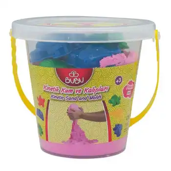 BU-BU PEMBE KİNETİK KUM KOVA 500 GR KU0023