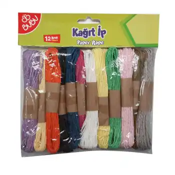 BU-BU RENKLİ KAĞIT İP KALIN 10 M KI0002