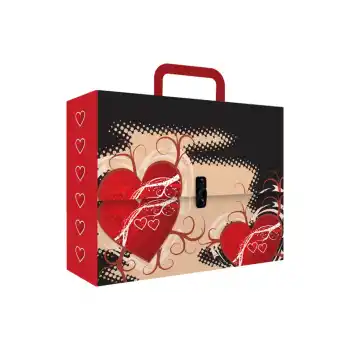 NOKİ KUTU KLASÖR DESENLİ KULPLU ÇANTA 3200DK