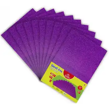 BU-BU EVA 50X70 SİMLİ MOR 10 LU EV0032