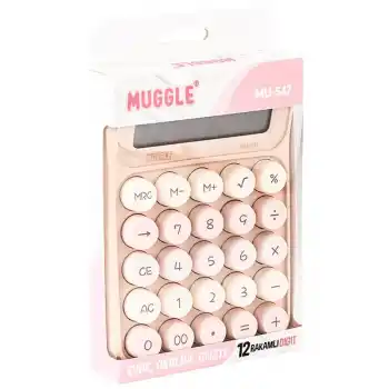 MİKRO MUGGLE MU-547 12 HANELİ HESAP MAKİNASI KÜÇÜK
