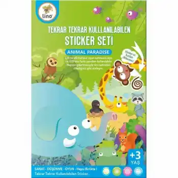 LINO LS-401 TEKRAR TEKRAR KULLANILABİLİR STICKER SETİ ANIMAL