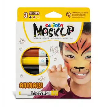 CARIOCA YÜZ BOYASI 3 RENK 6 GR ANIMALS 43048