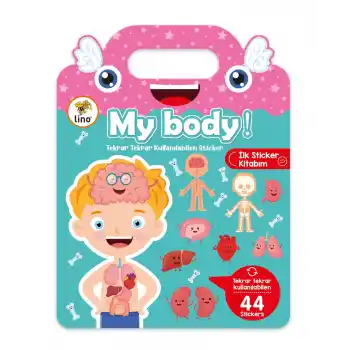 LINO TEKRAR KULLANILABİLİR İLK STİCKER KİTABIM MY BODY LS-500