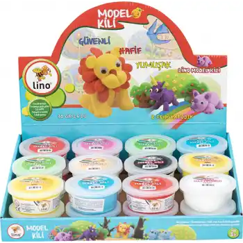 LINO MODEL OYUN HAMURU 30 GR KARIŞIK RENK LN-2430