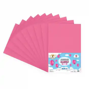 LINO 2708JQ-P PEMBE AYNALI KAĞIT 50X70 CM 10 LU
