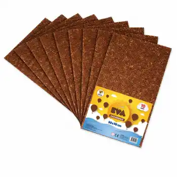 LINO EVA 50X70 SİMLİ KAHVERENGİ 10 LU RBE-621