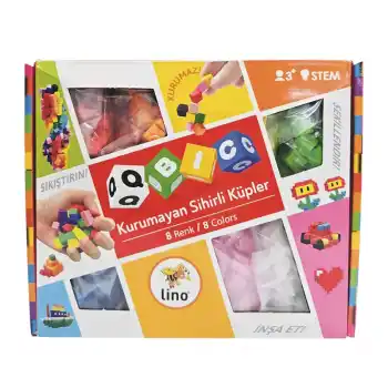 LINO LN-804 QBIC KURUMAYAN SİHİRLİ KÜPLER 8 RENK