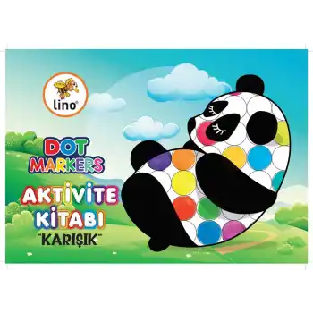 LINO LS-700 FUNNY FACES STİCKERLI BOYAMA KİTABI ROBOTLAR