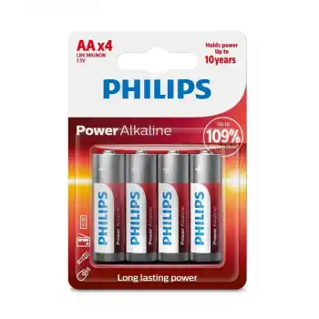 PHILIPS LR6P4B/10 POWER ALKALİNE AA KALEM PİL 4 LÜ