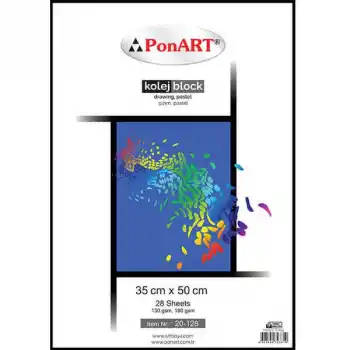 PONART 35X50 KOLEJ RESİM DEFTERİ 28 YP 20-128