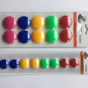 PANDA BÜYÜK RENKLİ MIKNATIS 30MM 10 LU PAN669