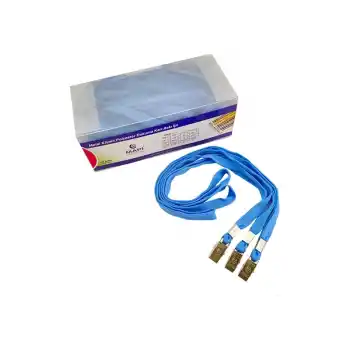 MAPİ KART ASKI İPİ AÇIK MAVİ 50 Lİ METAL K.9102664