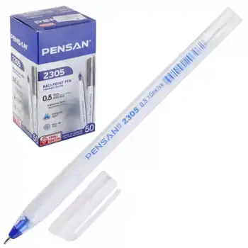 PENSAN 2305 ÜÇGEN MAVİ TÜKENMEZ KALEM 0.5