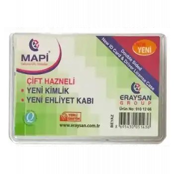 MAPİ ÇİFT HAZNE YENİ EHLİYET-KİM PVC ŞEFFA 9101271