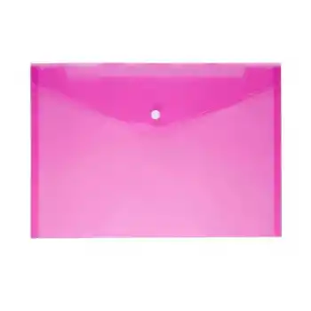Abka A4 Çıtçıtlı Dosya Pembe