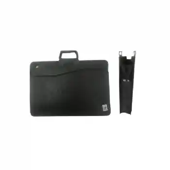 ABKA ART COLLEGE 55X75 KÖRÜKLÜ PROJE ÇANTASI SİYAH