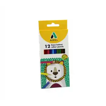 Adel 12 Renk Kuru Boya 1/1 Tam Boy 315001
