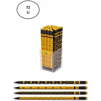 ADEL BL ARI KURŞUN KALEM 2B SİLGİLİ 72 Lİ 130170