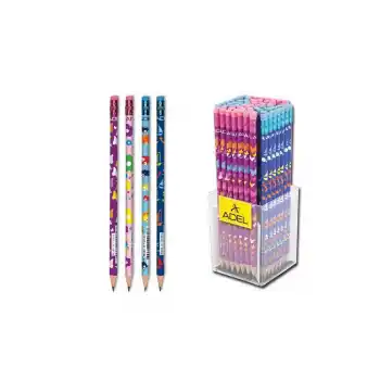 Adel Kids Desenli 72 Li Silgili Kurşun Kalem 1151001