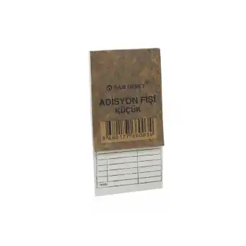 ADİSYON FİŞİ KÜÇÜK DÜZİNE