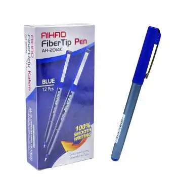 AIHAO AH-2014C FİBER UÇLU SKATER 0,7 KALEM MAVİ