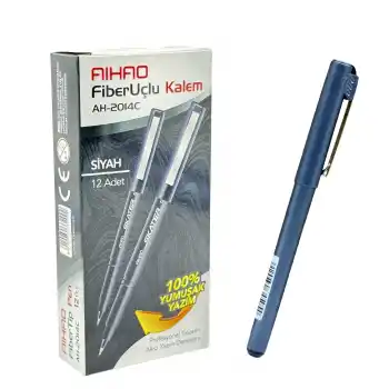 AIHAO AH-2014C FİBER UÇLU SKATER 0,7 KALEM SİYAH