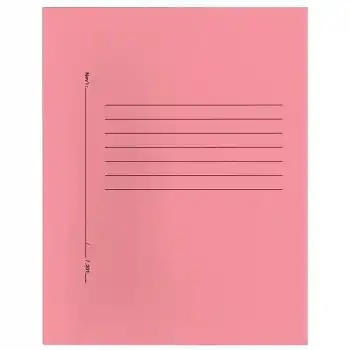 ALEMDAR PEMBE TELLİ TAM KAPAKLI LÜKS KARTON DOSYA