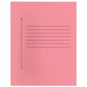 ALEMDAR PEMBE TELLİ TAM KAPAKLI LÜKS KARTON DOSYA