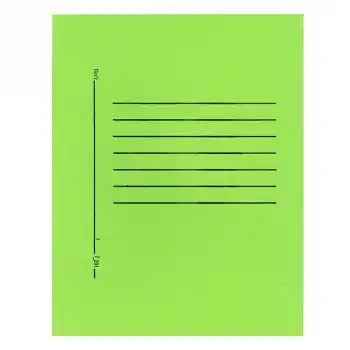 ALEMDAR YEŞİL TELLİ TAM KAPAKLI LÜKS KARTON DOSYA