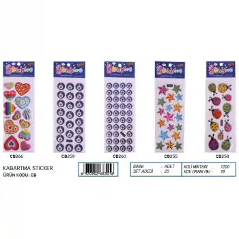 ALPER CB KABARTMA STICKER