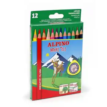 ALPINO MAXI TRI 12 Lİ BOYA KALEMİ AL-2133