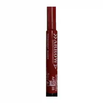 ARROW PERMANENT KIRMIZI KESİK UÇ KOLİ KALEMİ