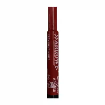 ARROW PERMANENT KIRMIZI KESİK UÇ KOLİ KALEMİ