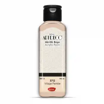 ARTDECO AKRİLİK BOYA 140 ML VİNTAGE PEMBE 070R-3712