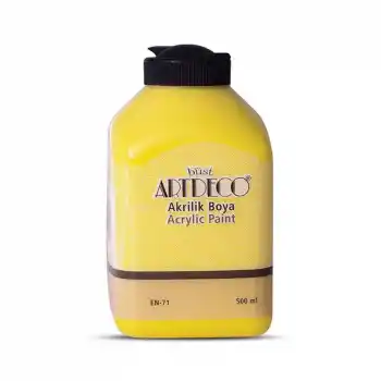 ARTDECO AKRİLİK BOYA 500 ML. SARI 070L-3601