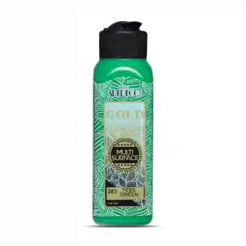 ARTDECO GOLD MULTİ SURFACE 140ML YEŞİL AKRİLİK BOYA G70R-285