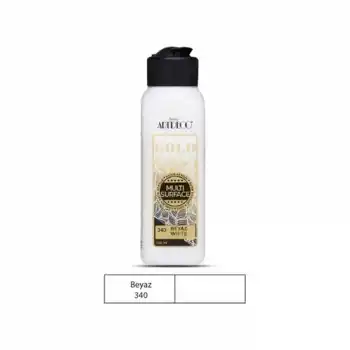 ARTDECO GOLD MULTİ-SURFACE AKRİLİK BOYA 140ML BEYAZ G70R-340