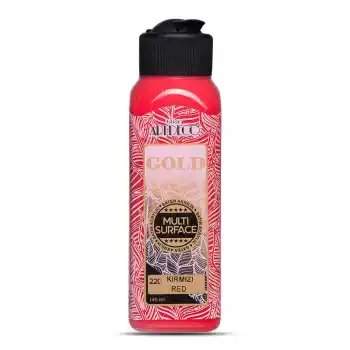 ARTDECO GOLD MULTİ-SURFACE AKRİLİK BOYA 140ML KIRMIZI G70R-220