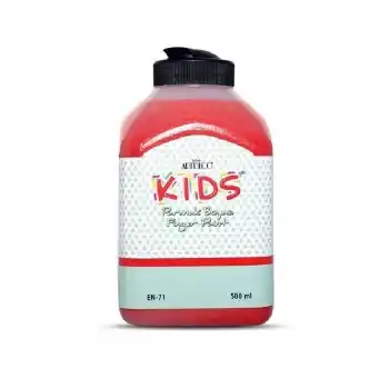 ARTDECO KIDS PARMAK BOYASI 118L-340 KIRMIZI 500 ML