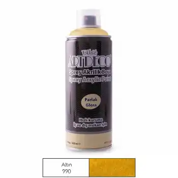 Artdeco Sprey Akrilik Boya 400 Ml Altın 990