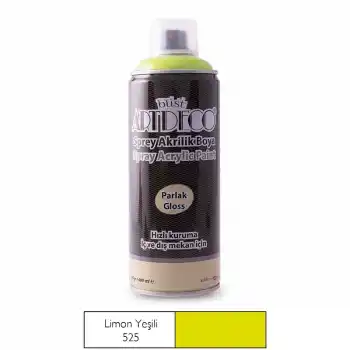 Artdeco Sprey Akrilik Boya 400 Ml L.yeşili 525